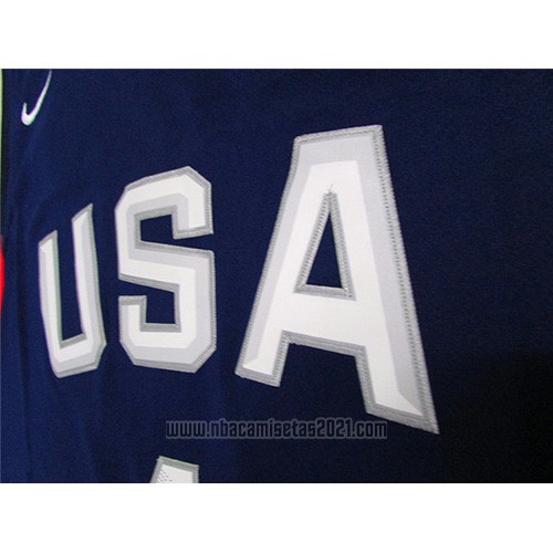 Camiseta USA 2016 Jimmy Butler #4 Azul